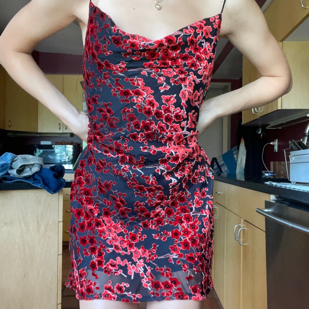 Princess Polly cherry slip dress